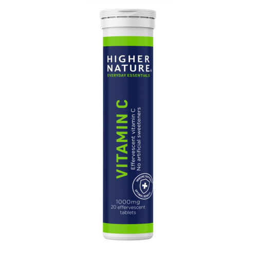 Higher Nature Fizzy C Effervescent Vitamins 20 tablet X 3 (Pack of 3)