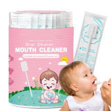 Tongue gauze cleaner, soft cleaning stick, portable for tongue, mouth, and dental care, 1 piece