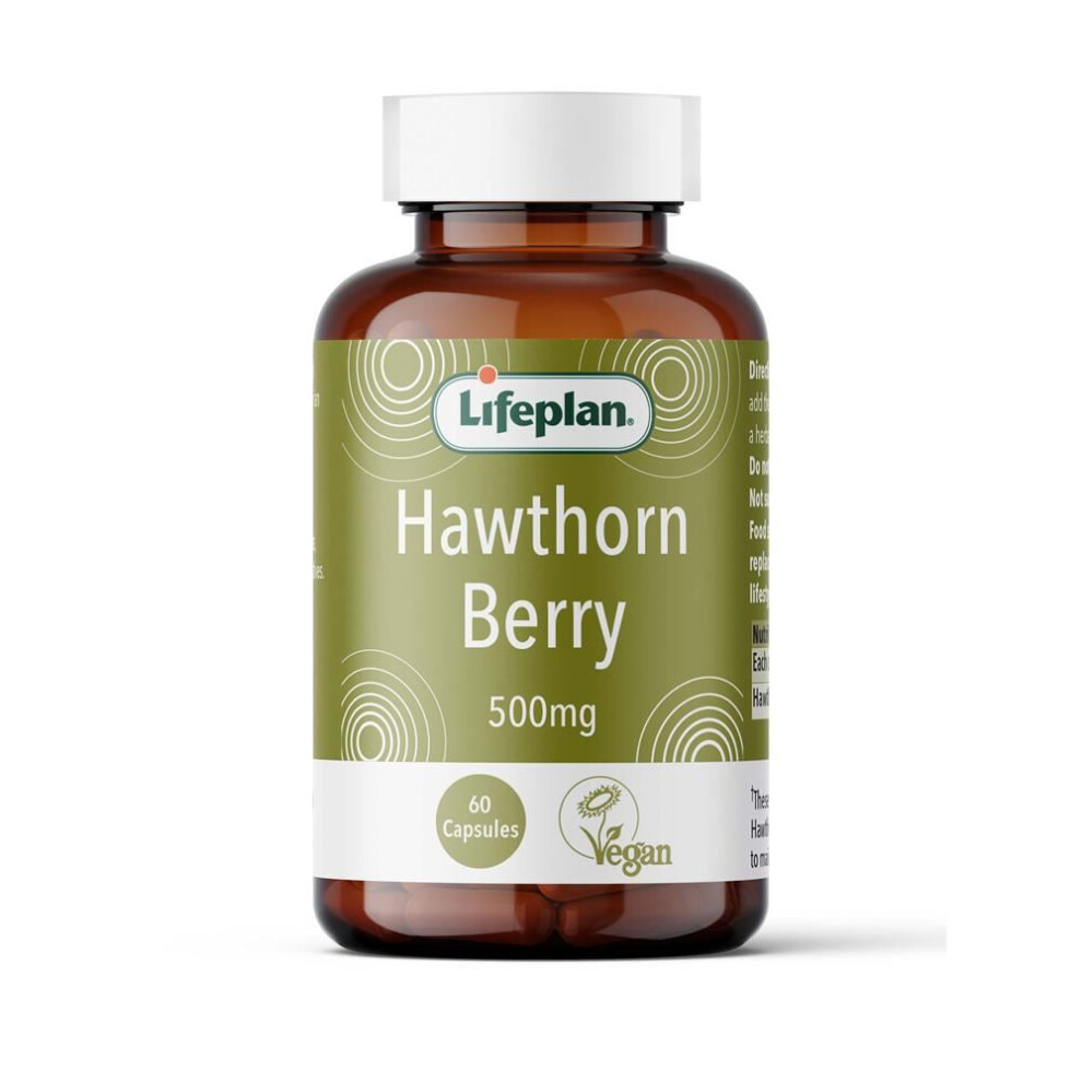 Lifeplan Hawthorn 500Mg 60 Capsules