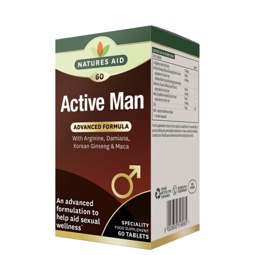 Natures Aid Natures Aid Active Man 60 Tablets