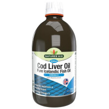 Natures Aid Cod Liver Oil Liquid (with Vitamin a & D)500ml