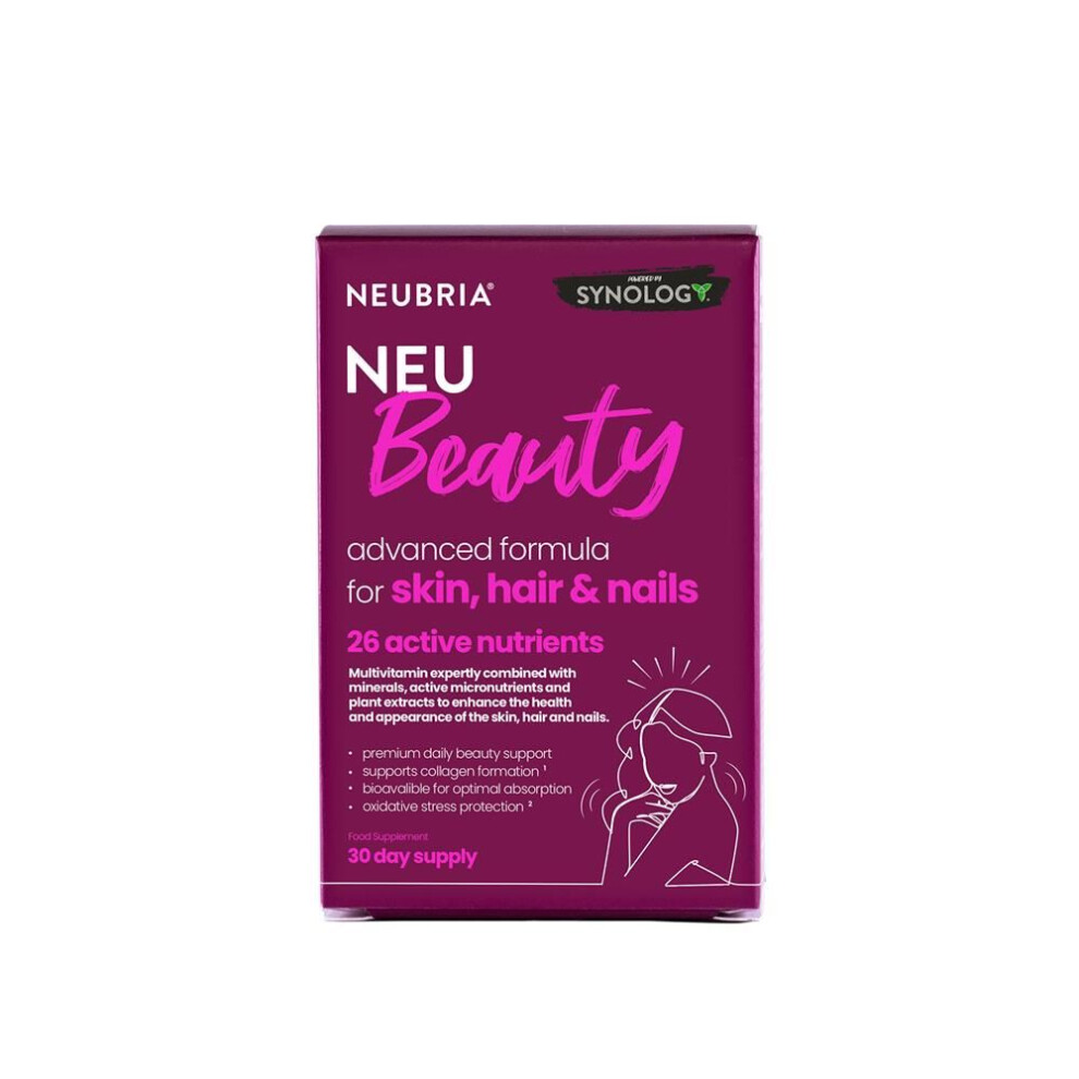 Neubria Neu Beauty Formula For Hair Skin And Nails. 30 Tablets.
