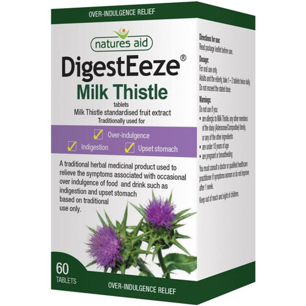 Natures Aid - Digesteeze 150mg 60VTabs
