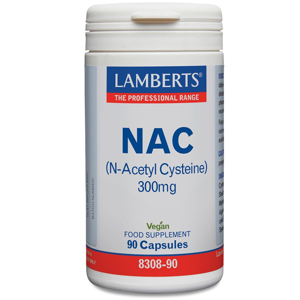 Lamberts N-Acetyl Cysteine (Nac) 300Mg 90 Capsules