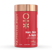 Nutriburst Hair Skin & Nails Gummies - Biotin, Zinc, Vitamin E - 60 Count