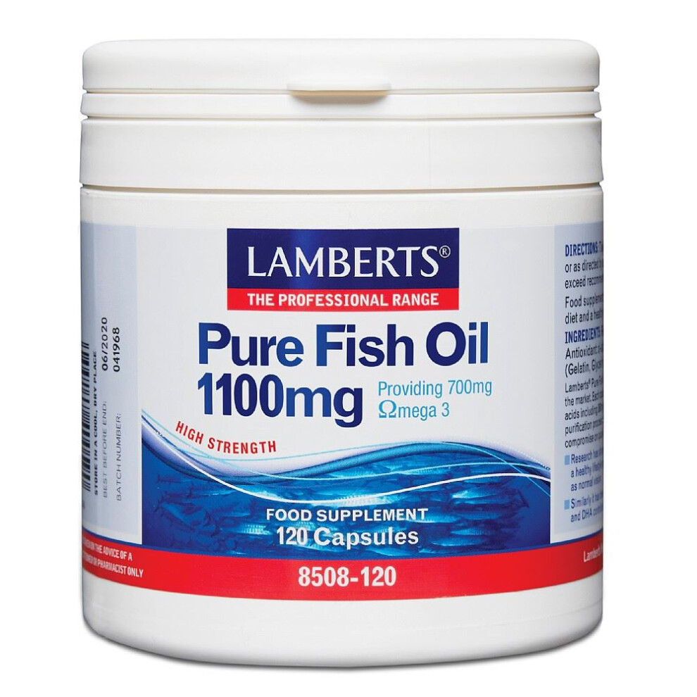 Lamberts Pure Fish Oil 1100Mg - 120 Caps