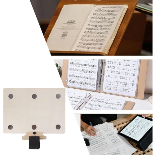 Portable Music Stand, Adjustable, ABSMetal, for Performance or Practice 2