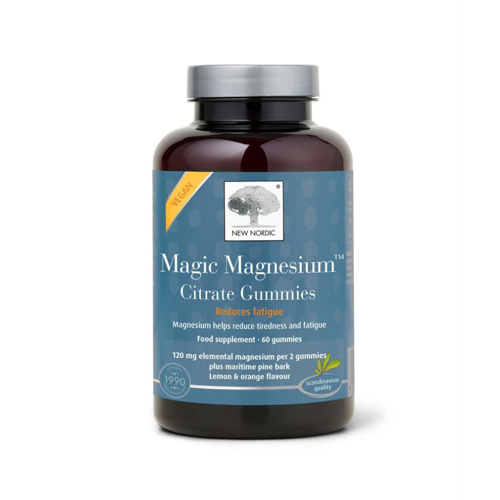 New Nordic Magic Magnesium Citrate 60 Gummies