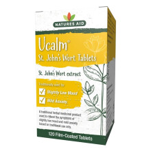 Natures Aid Ucalm St John Wort Extract, 300 mg, 120 Tablets