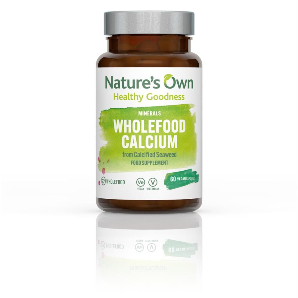 Natures Own - Wholefood Calcium From Calcified Seaweed 60Caps