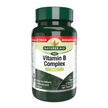 Vitamin B Complex - 180 Tablets - Complete B1 B2 B3 B5 B6 & Vitamin B12 Supplement Support for Energy Tiredness Fatigue Metabolism Function - Vegan