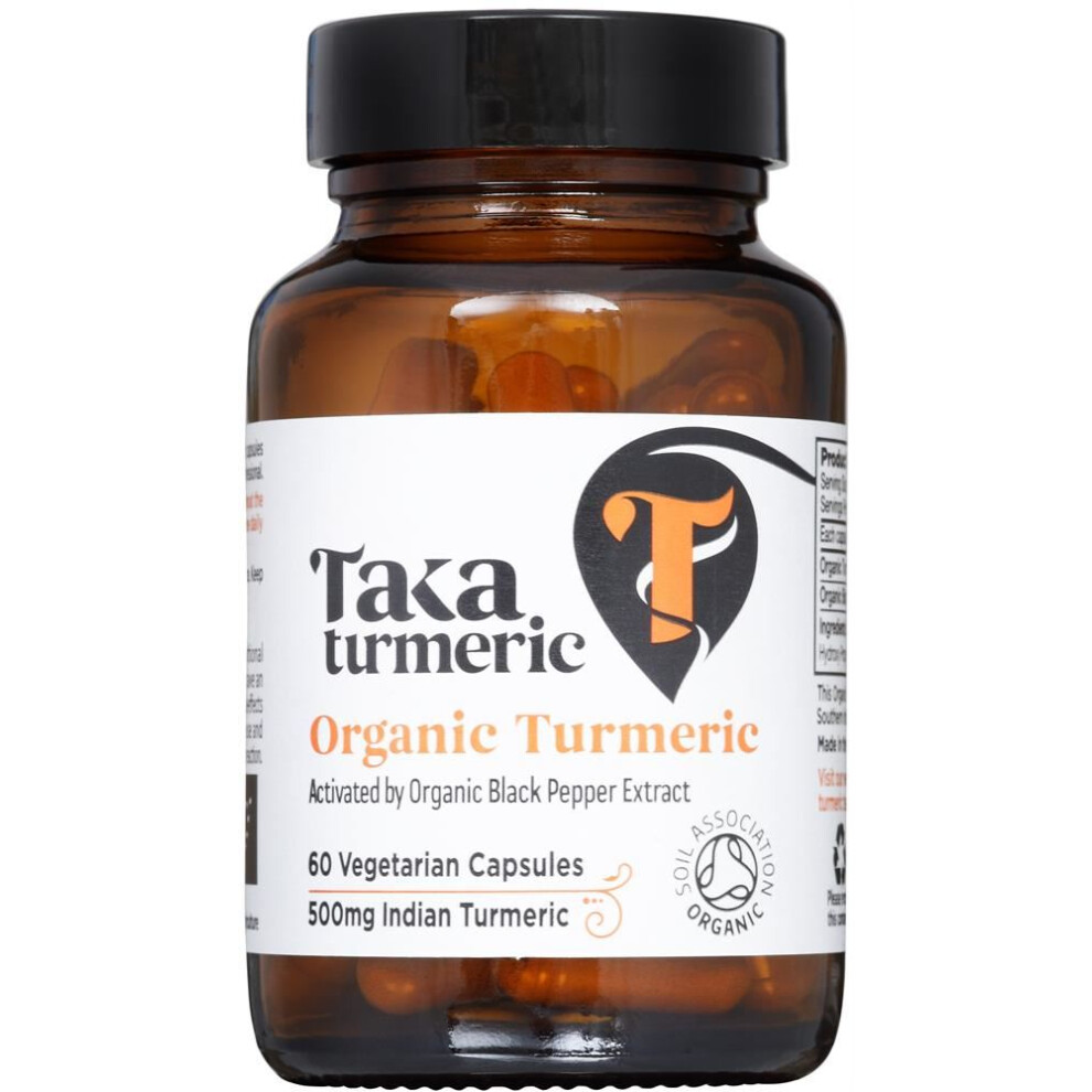 Taka Turmeric Turmeric & Black Pepper Extract 60 Capsules - 2 Pack - Image 7