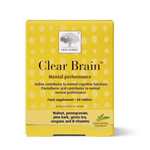 New Nordic  Clear Brain Tablets 60s