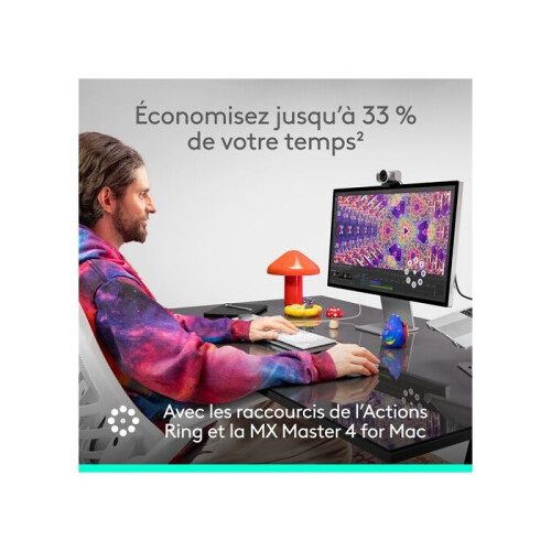 Logitech Logitech MX Master 4 Wireless Mouse for Mac Sideral Black 2