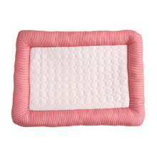 Cooling Mat Pet Supplies Indoor Outdoor Portable Washable Cat Cooling Cushion Sleeping Mat, Pink