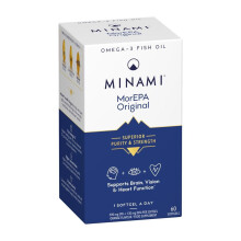 Minami MorEPA Original – High Strength Omega-3 EPA & DHA – 60 Softgels