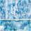 Scrapbook Paper Pad 15.2 x 15.2 cm, 24 Sheets Watercolour Blue Pattern 1