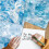 Scrapbook Paper Pad 15.2 x 15.2 cm, 24 Sheets Watercolour Blue Pattern 3