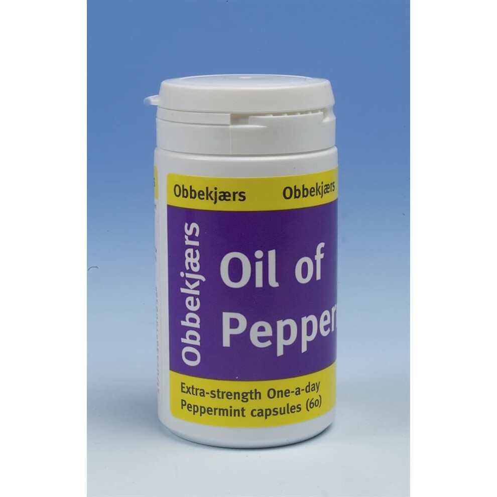 Obbekjaers Extra Strength OAD Oil of Peppermint 60 Capsules - Image 4