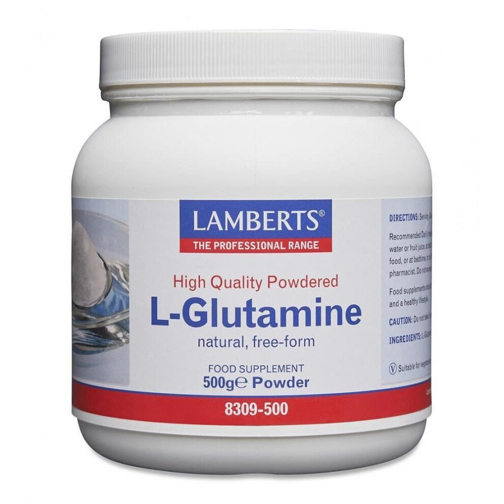 Lamberts L-Glutamine Powder, 500G