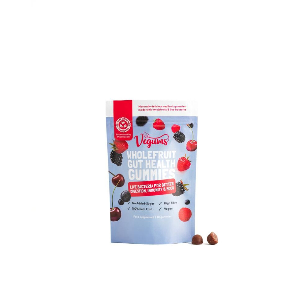 Vegums Gut Health Wholefruit 30 Gummies
