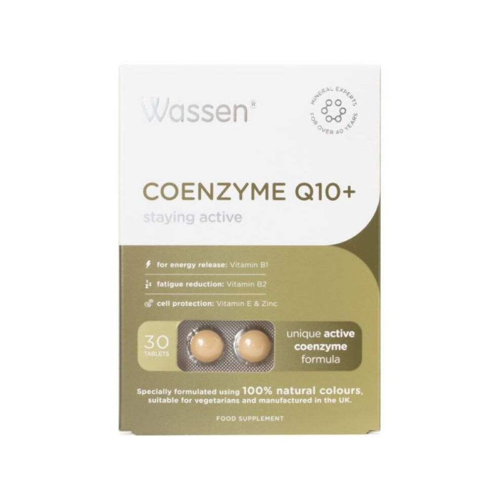 Wassen - Coenzyme Q10 + Vitamin E 30 Tablet