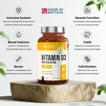 Vitamin D3 4000 IU 425 Days Supply Easy to Swallow Softgels High Strength Vitamin D Tablets Helps with Immune Support and Boosts Calcium Absorption