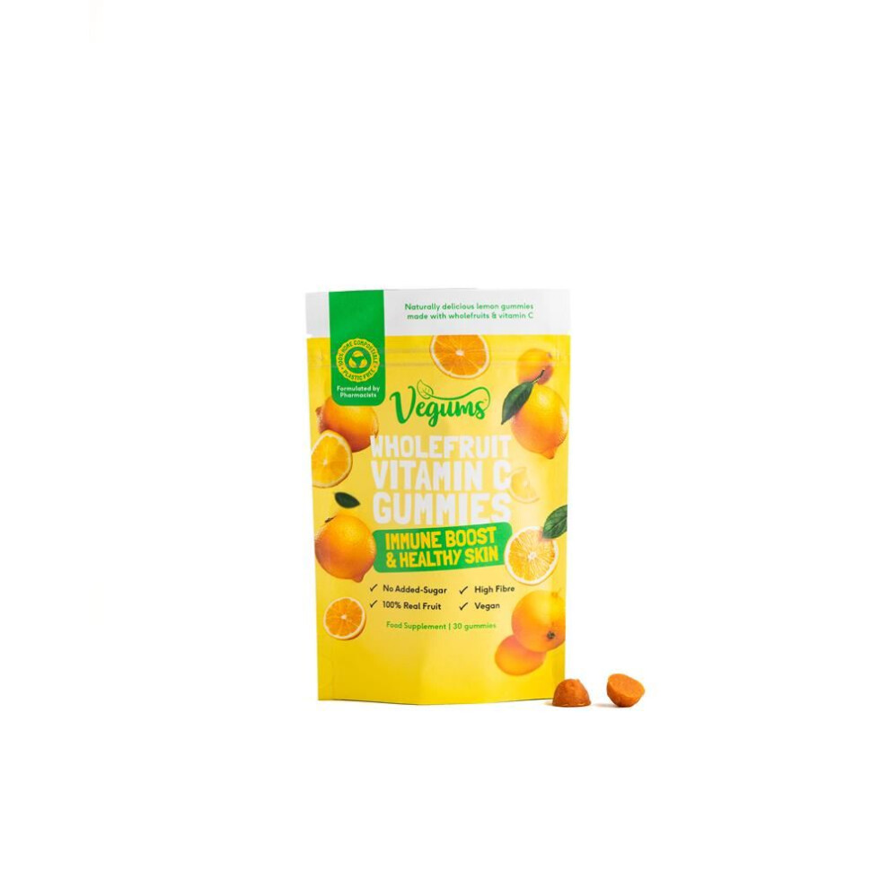 Vegums Vitamin C Wholefruit 30 Gummies