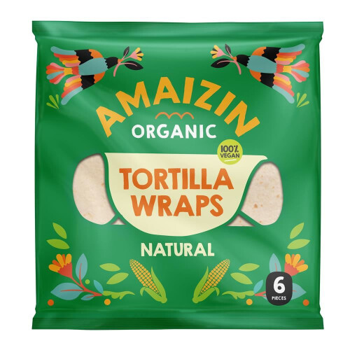 Amaizin Tortilla Wraps - Semifresh (6 Wraps) | 240g