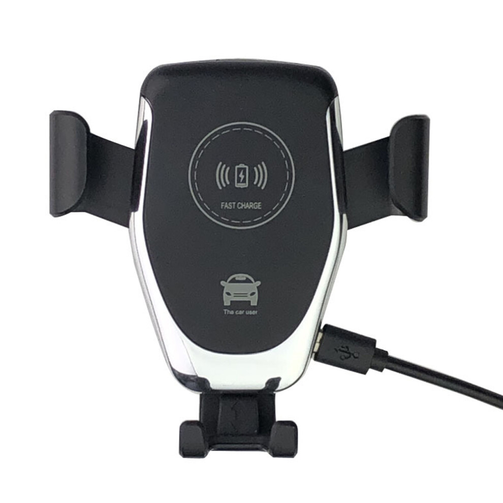 Wireless Charging Car Mount W/ Extendable Telescopic Arm, 360 Degrees Rotation 4 Flexible Viewing Angles, Automatic Car Phone Holder W/ Strong 9139052735569
