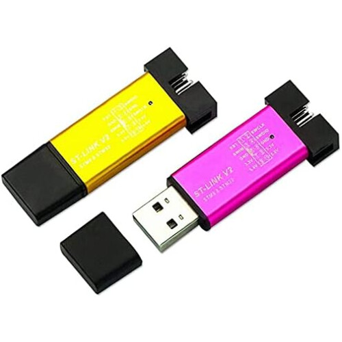 Link V2 Mini STM8 STM32 Simulator Download Programmer Programming with Cover Cable (Random Color) Ref: 6026 1