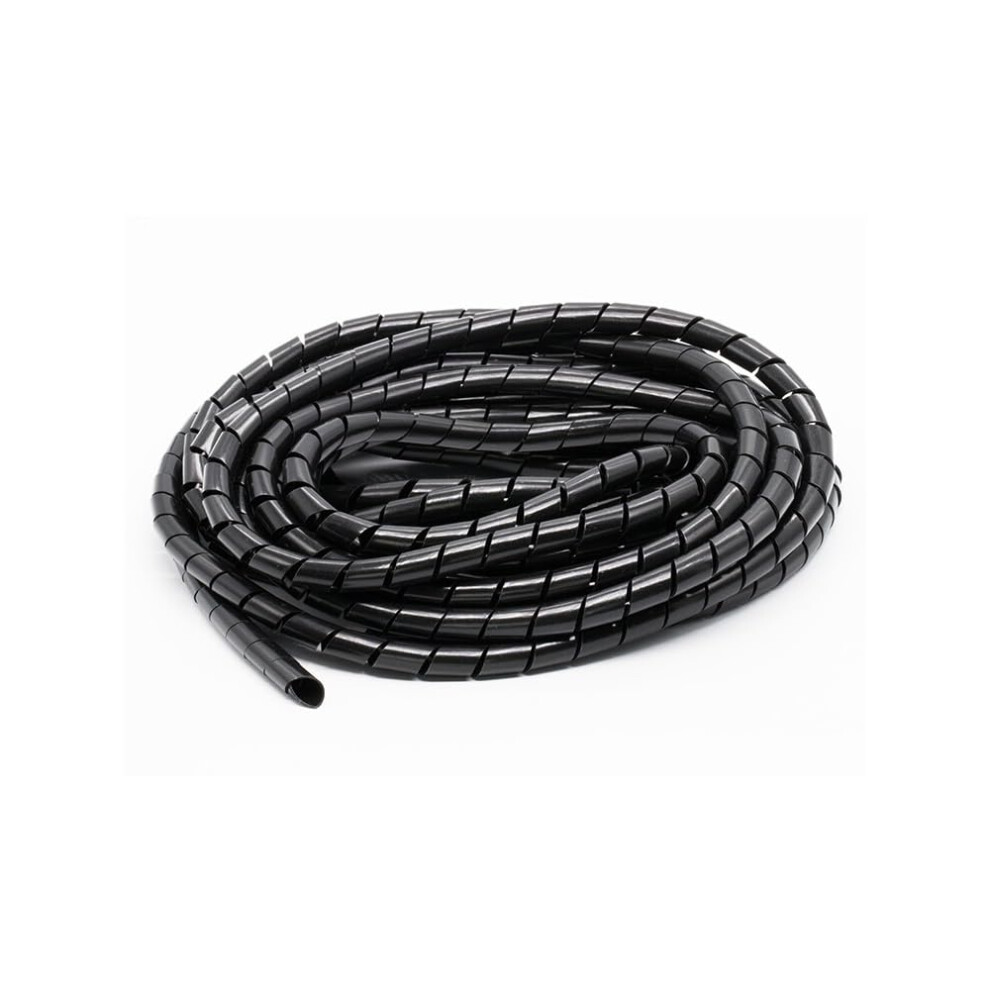 10 Meter Cable Conduit, 8Mm Flexible Cable Conduit Spiral Conduit Cable Protection (Black) 9412369494979