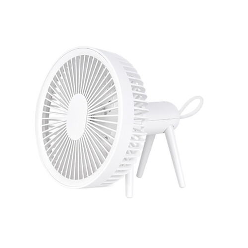 Rechargeable USB Fan, Portable Desk Fan for Quiet Cooling and Night Light Function