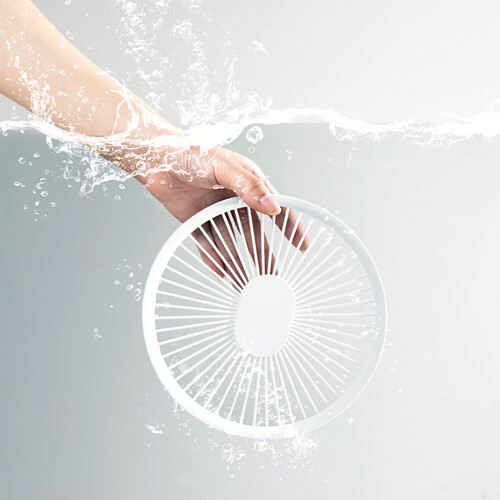 Rechargeable USB Fan, Portable Desk Fan for Quiet Cooling and Night Light Function 1
