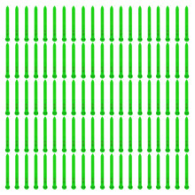 Ensemble de bandes de pattes de volaille numérotées, 100,-Vert