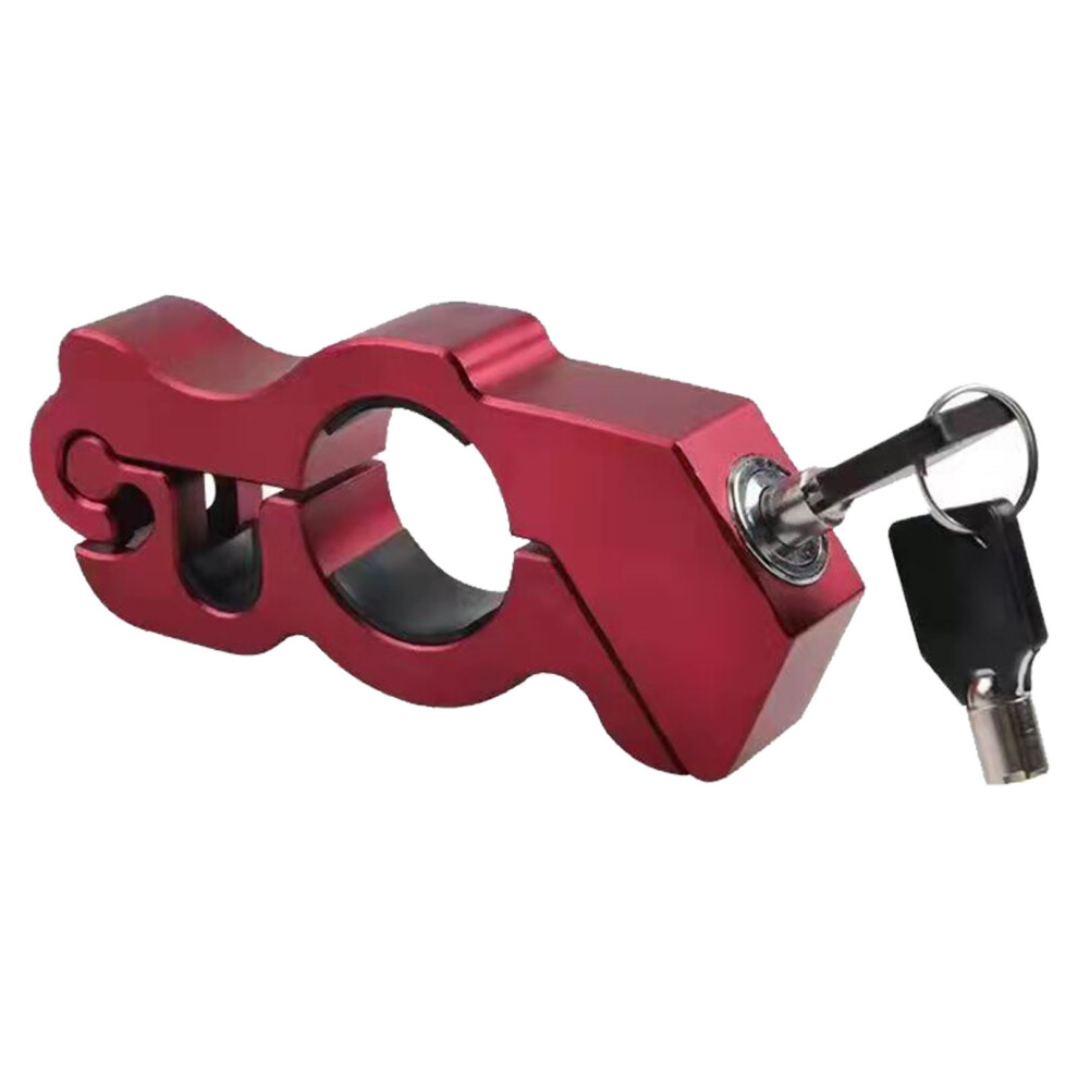Anti-Theft Motorcycle Handlebar Lock Cnc Aluminium Alloy Materials, Smarter Alternative To Wheel Disc Lock Rust Resistant Adjustable Security 4 9139052793903