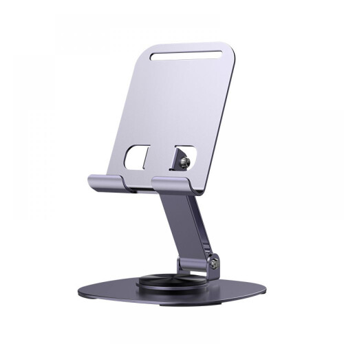 Suporte universal em liga de alumínio, dobrável com rotação de 360 graus, compatível com dispositivos de 4 a 11 polegadas, design ergonômico e