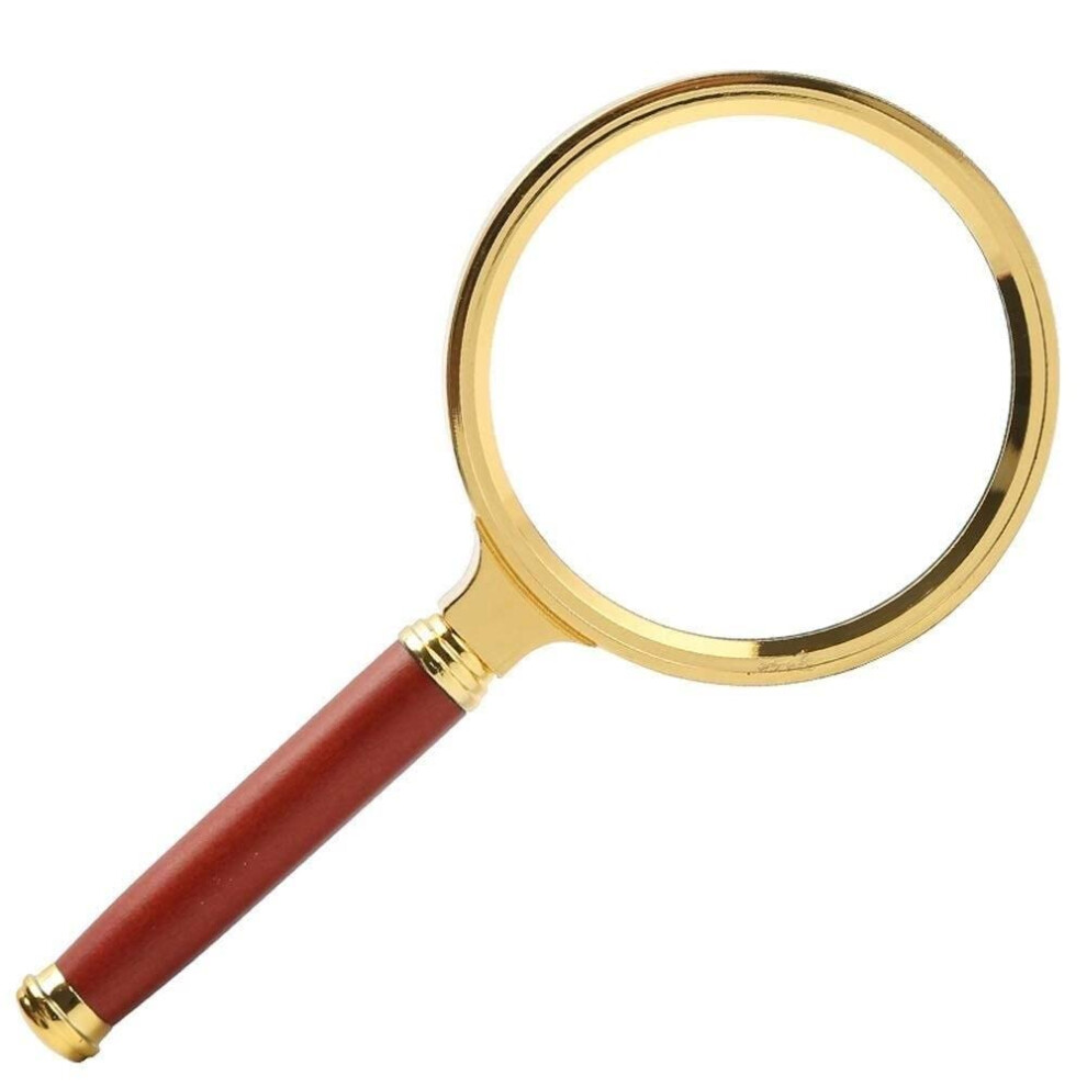 10X Handheld Magnifier with  Resolution for Elderly Reading Newspapers Outdoors, 165mm Portable / 1958