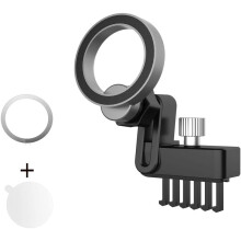MagSafe-kompatibel telefonholder, 360-graders roterbart kuleledd, kompatibel med PopSockets, smart design for plassbesparelse ved luftutløpet