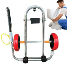 Toilet lifting tool, toilet bowl lifter cart Foldable support tool for plumbers