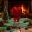Red Heart Spring Loaded Tree Toppers-sandblasted hearts 6