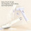 Spray Rotating Tile Grout Cleaner Brush with Hard-White 2