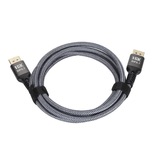 Πλεγμένο καλώδιο DisplayPort, υποστηρίζει ανάλυση έως 16K, δυναμικό HDR3D VRR DisplayPort2.1,