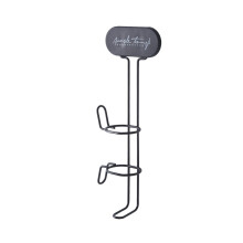 Organisateur mural élégant pour sèche-cheveux, support adhésif innovant pour accessoires de coiffure, rangement gain de place pour salle de bain,
