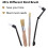 Ensemble de brosses à café professionnelles, durables à 7