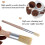 Ensemble de brosses à café professionnelles, durables à 6