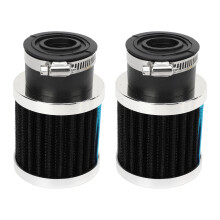 Kegelvormige luchtinlaat voor crossmotoren en scooters, universeel luchtfilter met hoogwaardig luchtfilter en verstelbare klem van aluminiumlegering.
