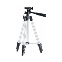 360-Grad-Dreh-Fotostativ, faltbarer, leichter Aluminiumständer für DSLR-Kameras, Digitalkameras und Smartphones, inklusive rutschfester Beinpolster