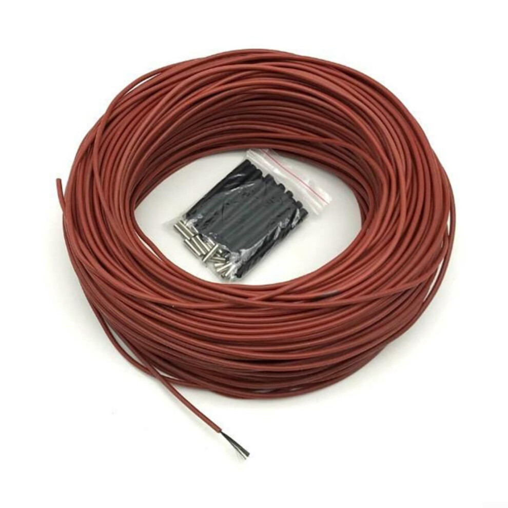 12K Carbon Fiber Heating Wire, 33Ohm/M, Underfloor Heating Cable, 200C (10M) 9189345722264
