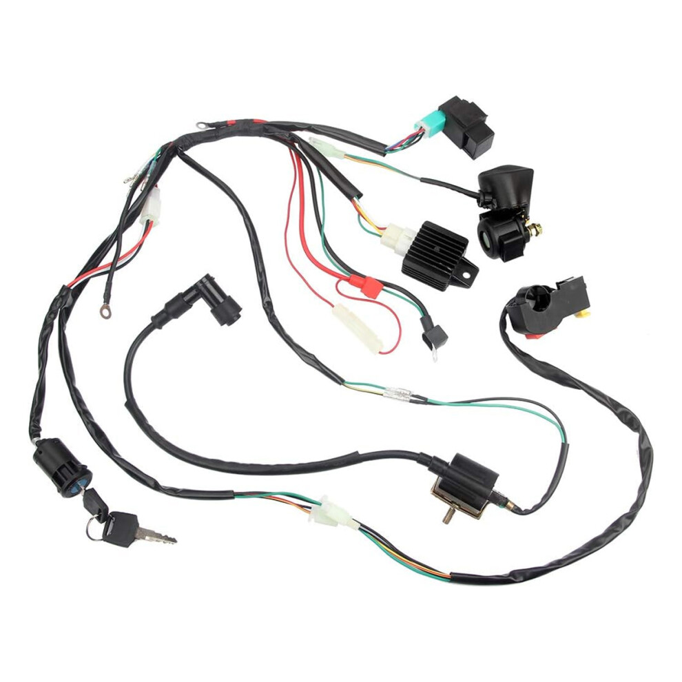 Cdi Kit 4 Quad 4 Wheeler, Voltage Regulator Ignition Coil Starter Solenoid Wiring Harness, Enhanced Performance Kits Adjustable Fitment 4 Electric 9139052747753